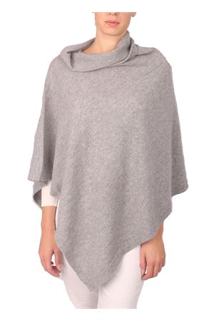 Poncho mantella da donna artiginianale in cachemire Art Tricot | 2016125GRIGIO
